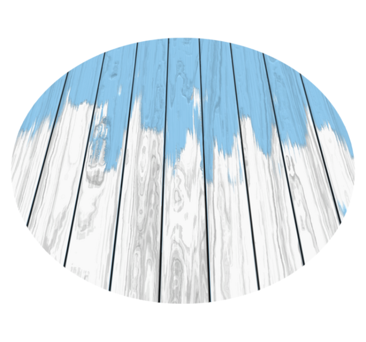 Distressed Timber wood effect vinyl rug - TenStickers