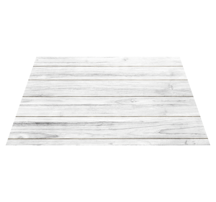 White wood style vinyl carpet - TenStickers