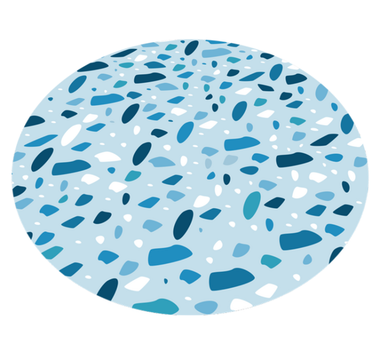 Spotted Speckle Pattern stripes vinyl rug - TenStickers