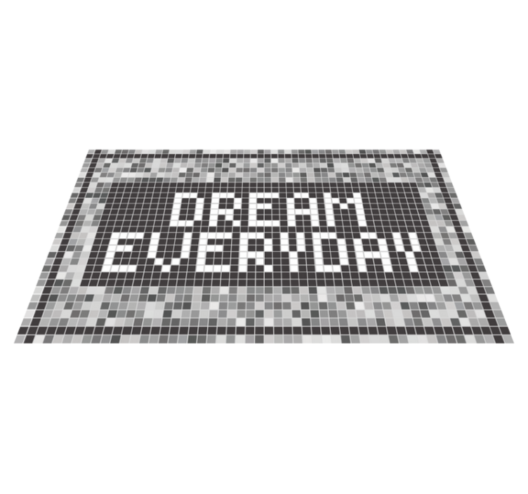 Dream Everyday custom vinyl rug - TenStickers