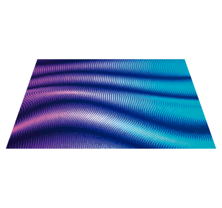Abstract purple stripes vinyl rug - TenStickers