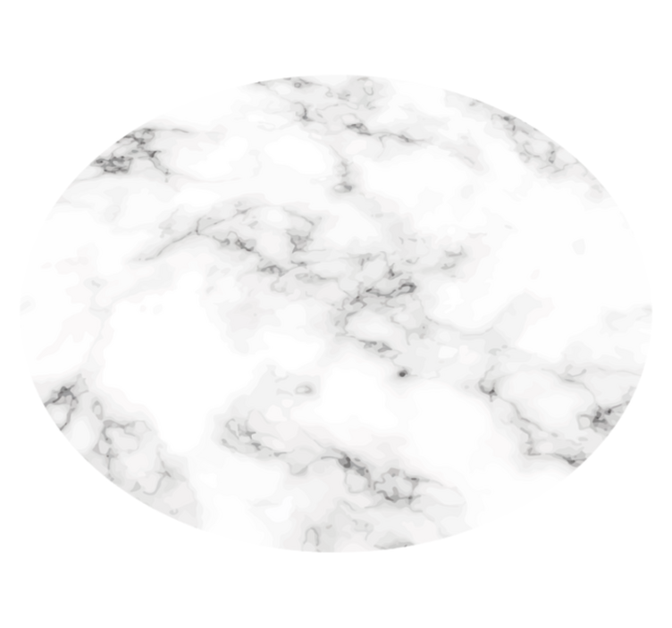 Marble vinyl rug with circular marble design - TenStickers