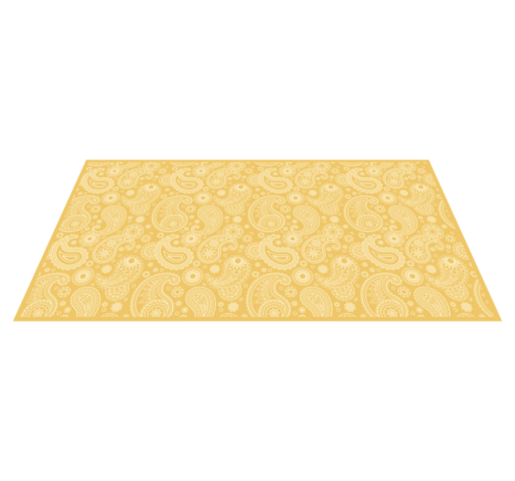 Paisley Intricacy texture vinyl rug - TenStickers