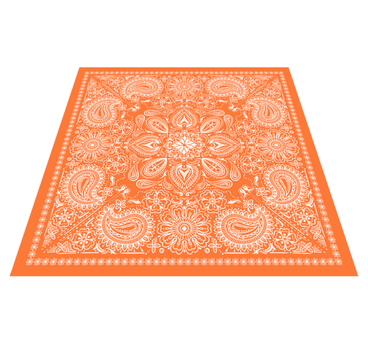 Mandala vinyl rug mandala design - TenStickers