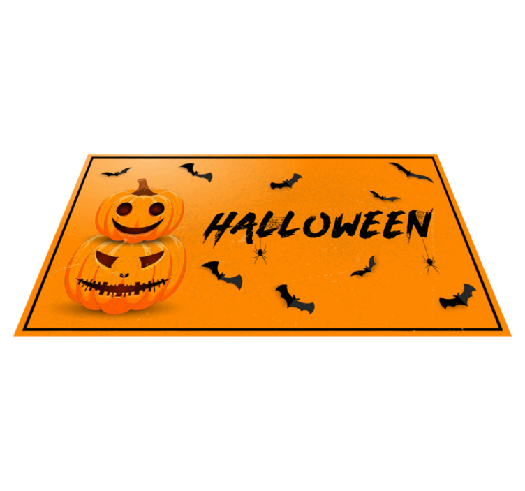 Halloween celebration halloween vinyl rug - TenStickers