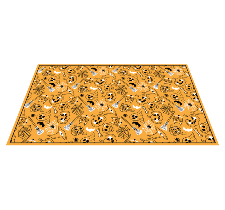 Halloween vinyl rug spooky halloween decor - TenStickers
