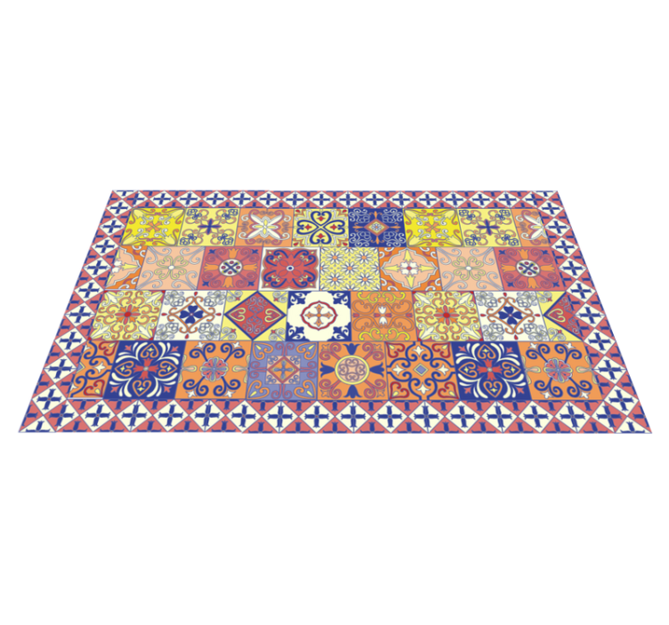 Mexican tile vinyl carpet - TenStickers