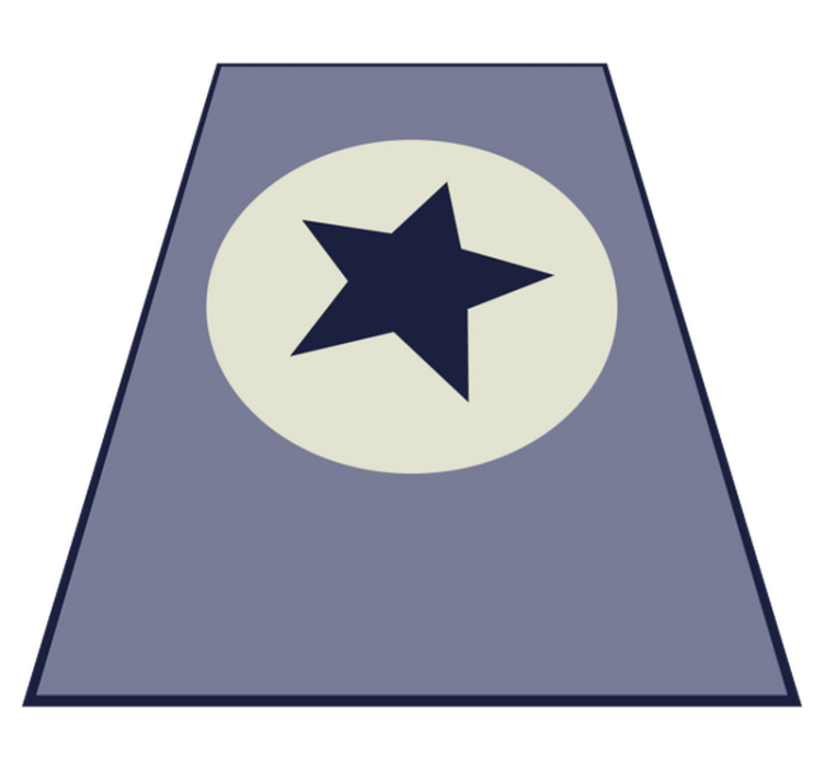 Stellar Centerpiece star vinyl rug - TenStickers