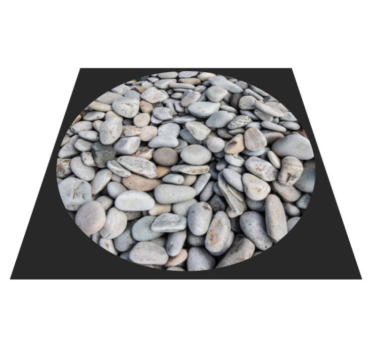 Pebble Surface texture vinyl rug - TenStickers