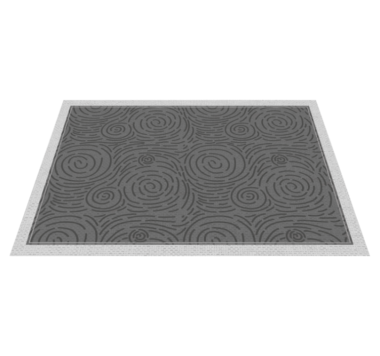 Swirling Patterns texture vinyl rug - TenStickers