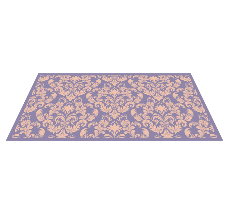 Baroque Pattern Detail texture vinyl rug - TenStickers