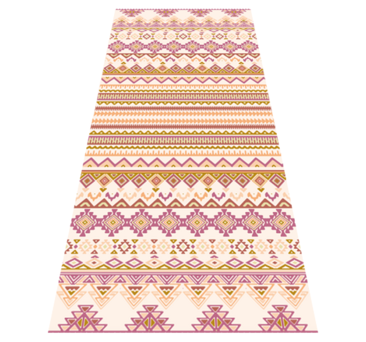 Ethnic vinyl rug ethnic pattern runner - TenStickers