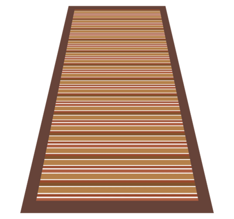 Striped Motif stripes vinyl rug - TenStickers