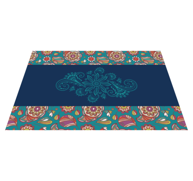 Mandala vinyl rug mandala runner - TenStickers