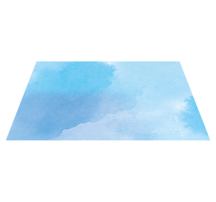 Aqua Ombre texture vinyl rug - TenStickers