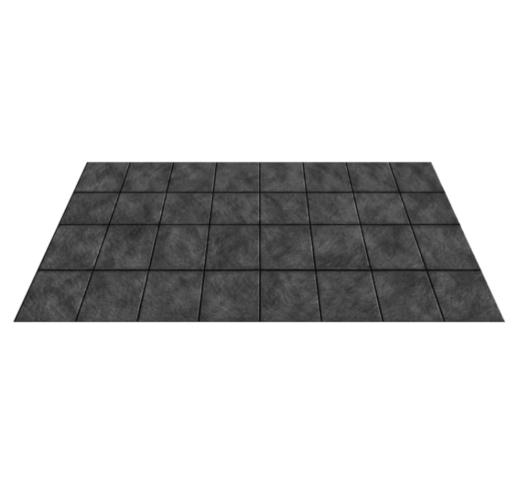 Textured Stone Square texture vinyl rug - TenStickers