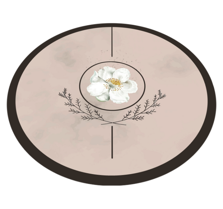 Marble musk rose bedroom rug - TenStickers