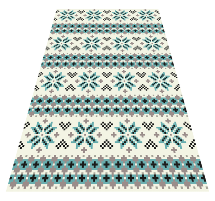 Mandala vinyl rug ethnic mandala design - TenStickers