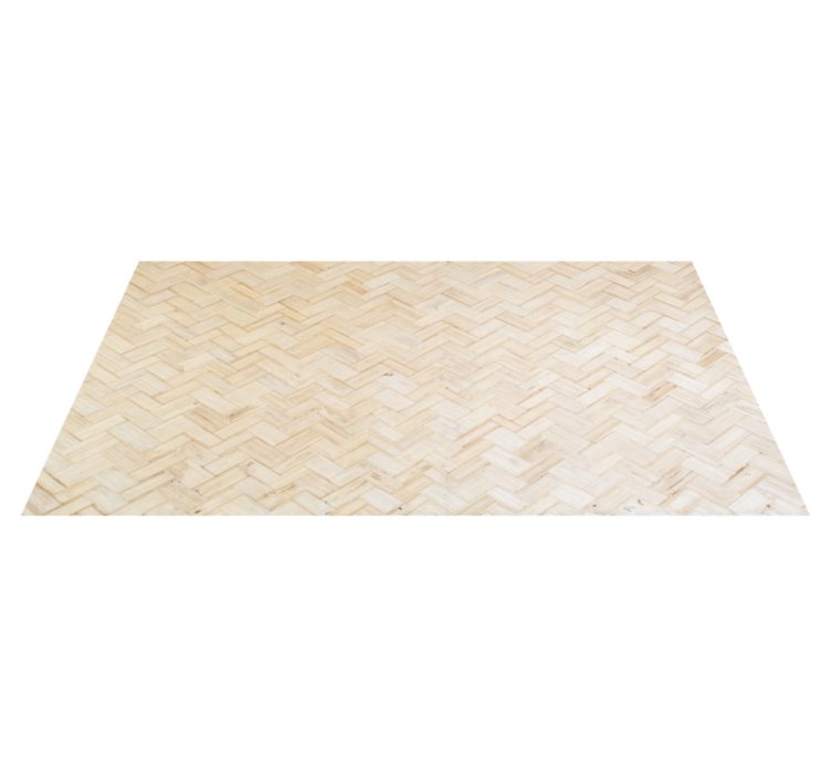 Herringbone Parquet texture vinyl rug - TenStickers