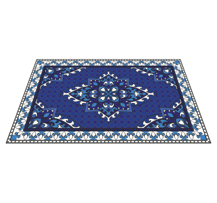 Mosaic vinyl rug mosaic symmetry - TenStickers