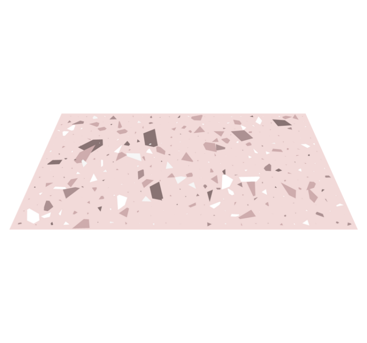 Pink textured kitchen vinyl rug - TenStickers