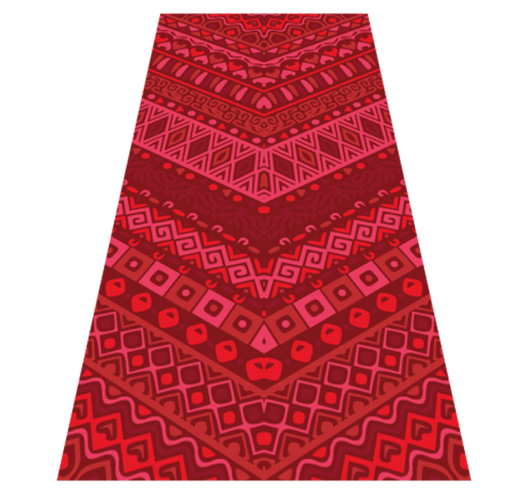 Ethnic vinyl rug ethnic patterned pathway - TenStickers