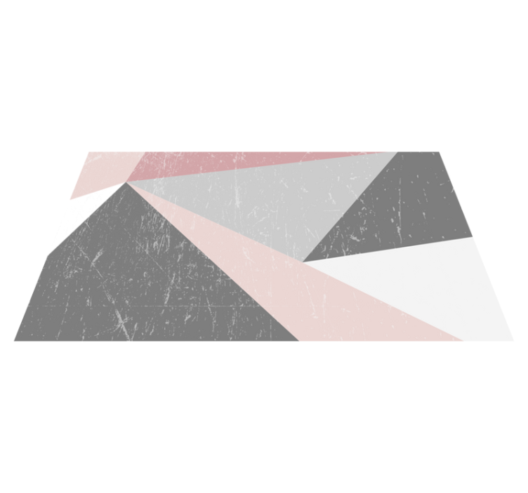 Geometric triangular geometric rugs - TenStickers