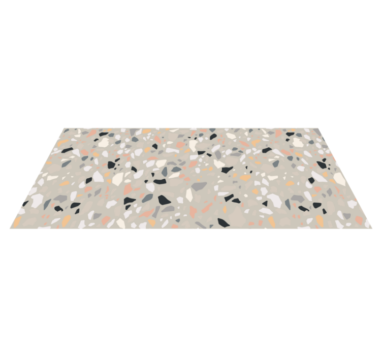 Beige terrazzo texture carpet - TenStickers