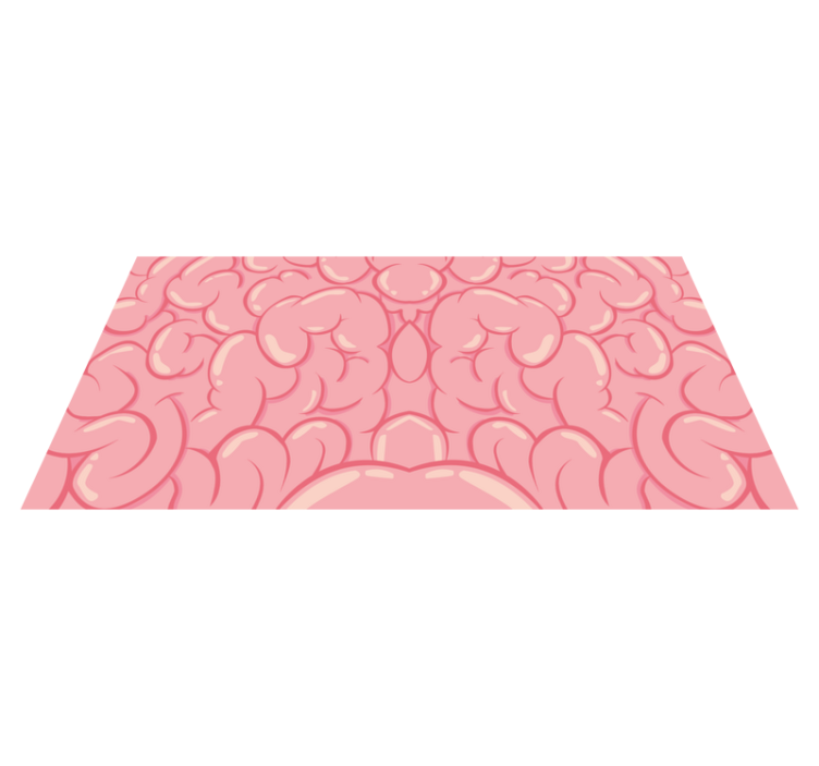 Abstract Curves texture vinyl rug - TenStickers