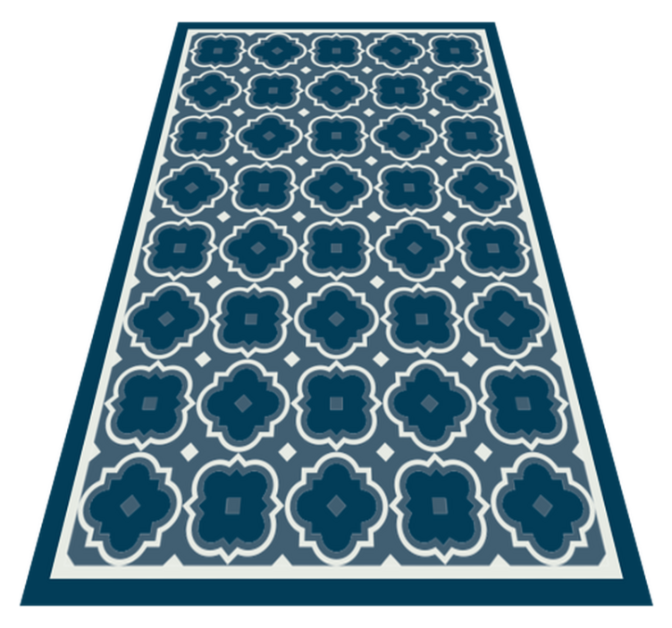 Decorative Tilework kitchen vinyl rug - TenStickers
