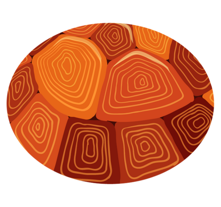 Organic Contours texture vinyl rug - TenStickers