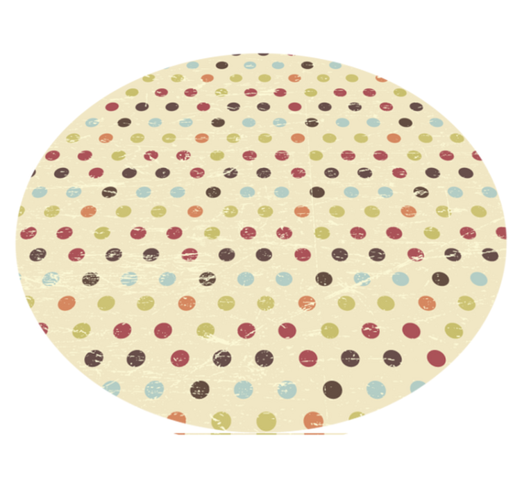 Polka Dot Textiles texture vinyl rug - TenStickers