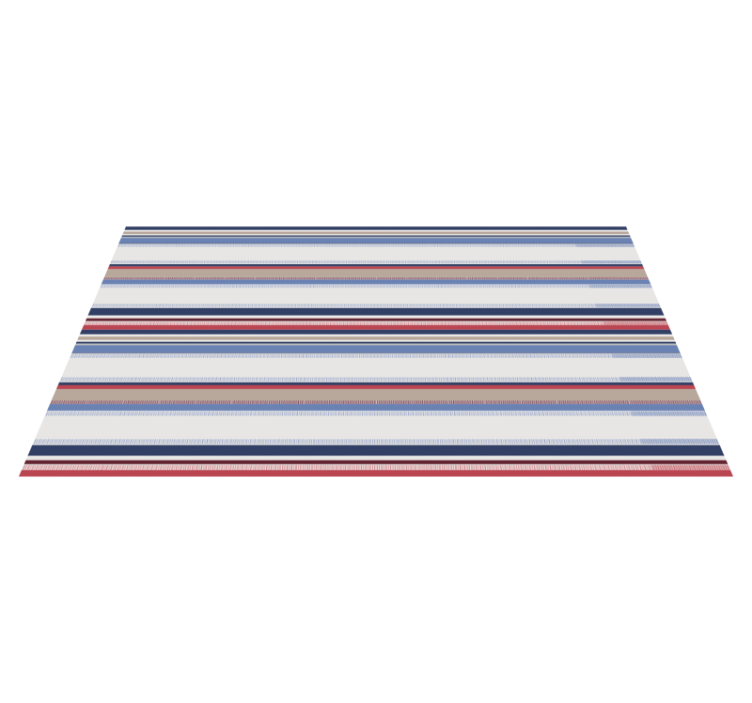 Marine shades stripes stripes carpet - TenStickers