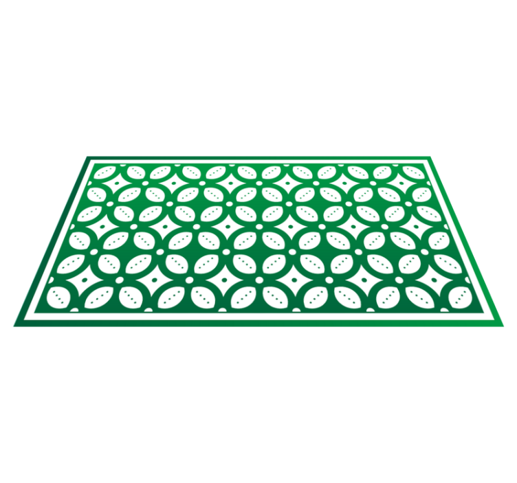 Emerald green tiles kitchen floor tiles - TenStickers