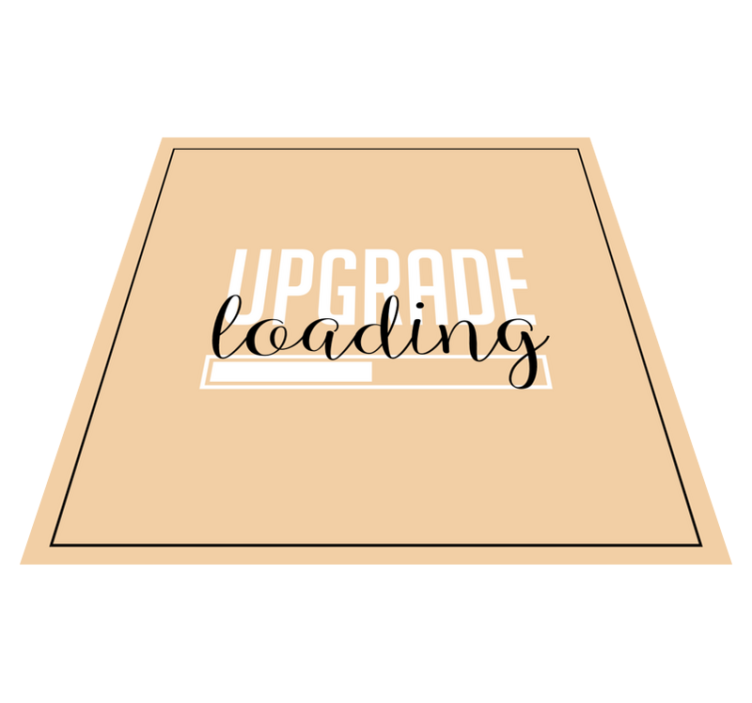 Loading upgrade hand custom vinyl rug - TenStickers