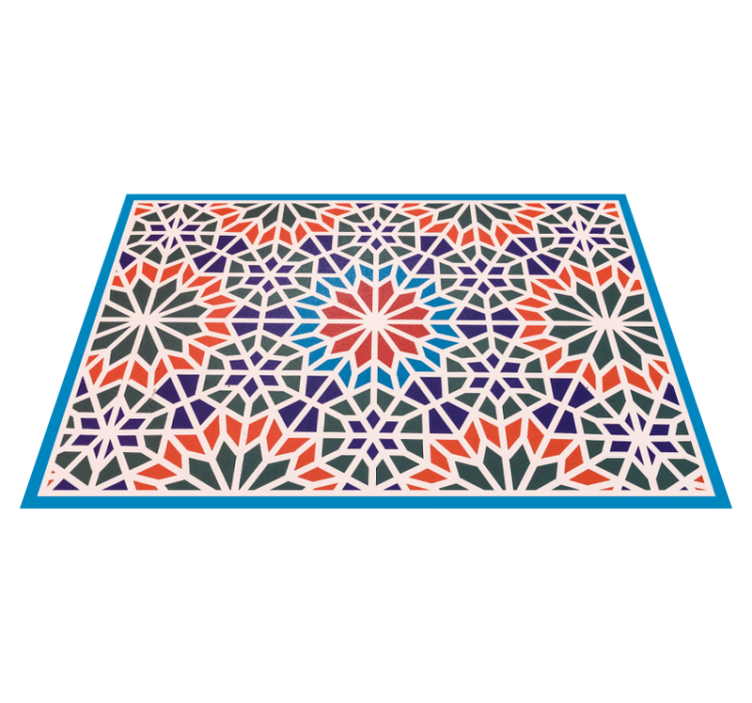 Mosaic area rug floor tiles - TenStickers