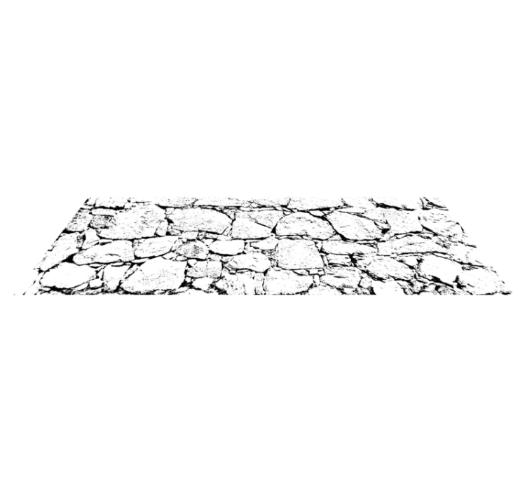 Cracked grey style marble vinyl rug - TenStickers