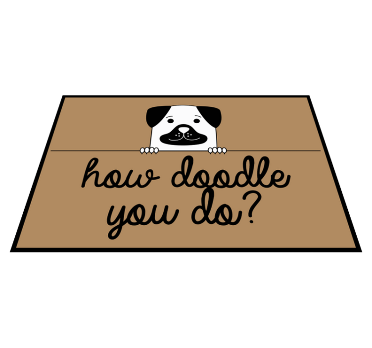 How doodle you do? animal rug - TenStickers