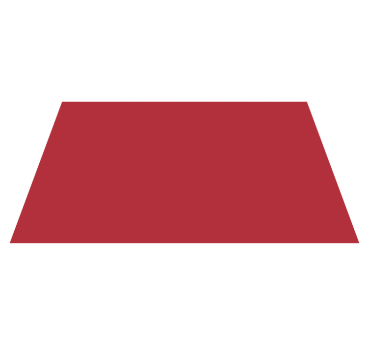 Opulent crimson shade living room vinyl rug - TenStickers