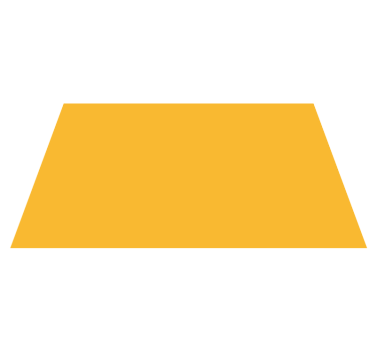 Sunny Yellow Hue bedroom vinyl rug - TenStickers