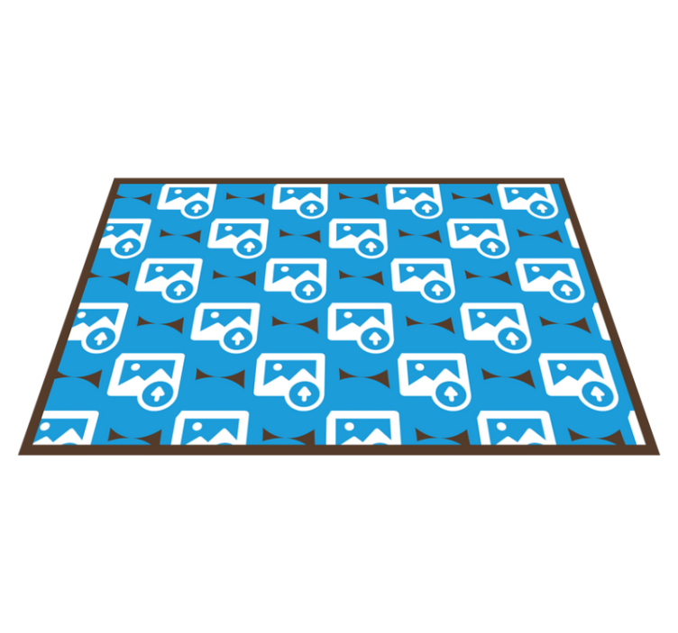 Image pattern custom vinyl rug - TenStickers