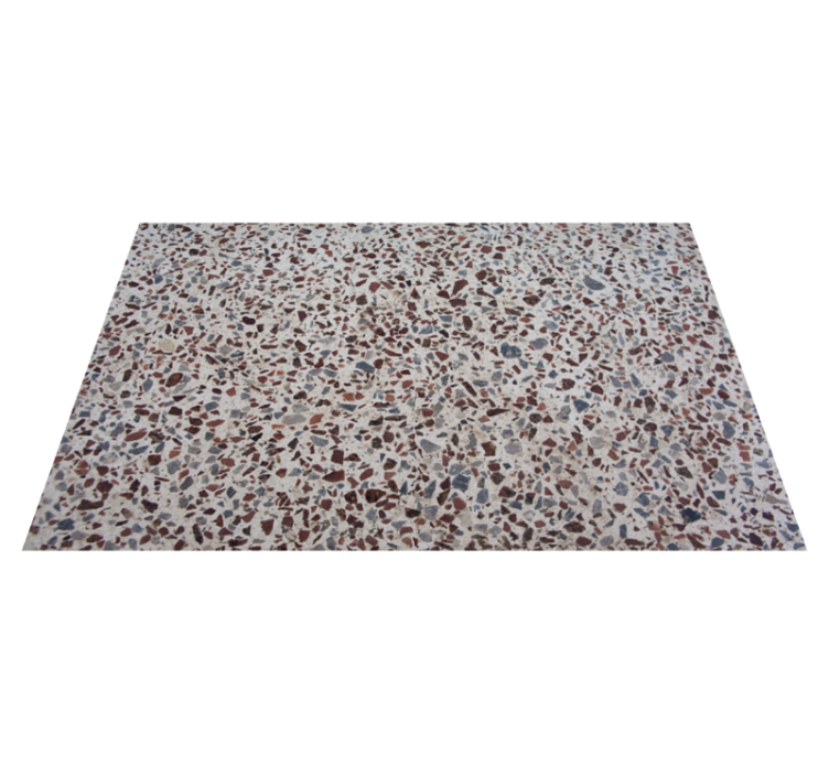 Granite Mosaic stone effect vinyl rug - TenStickers