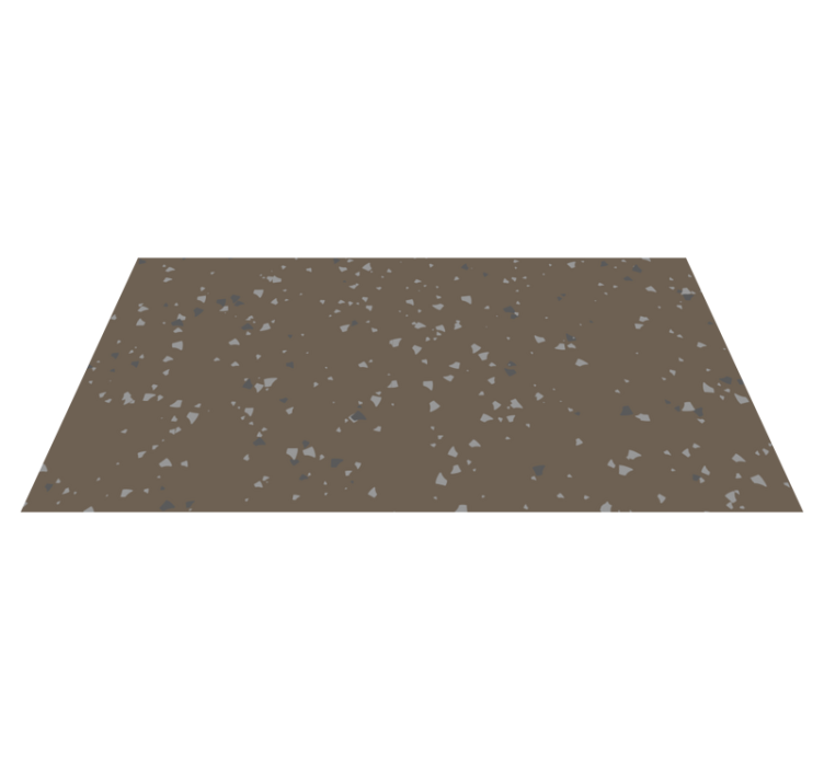 Brown and grey terrazzo texture carpet - TenStickers