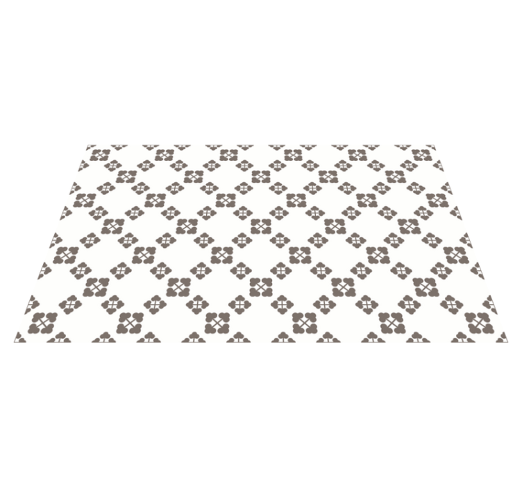 Random tile print brown tile carpet - TenStickers