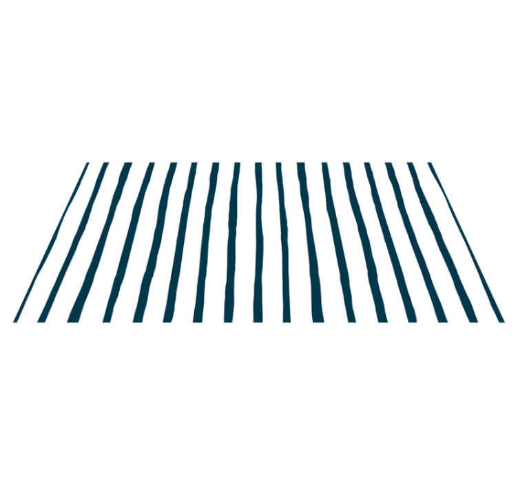 Blue and white maritime stripes vinyl carpet - TenStickers
