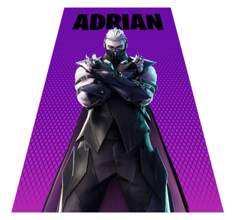 Customisable gaming name teenage bedroom vinyl rug - TenStickers