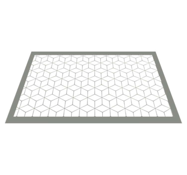 Grey mosaic bathroom flooring - TenStickers