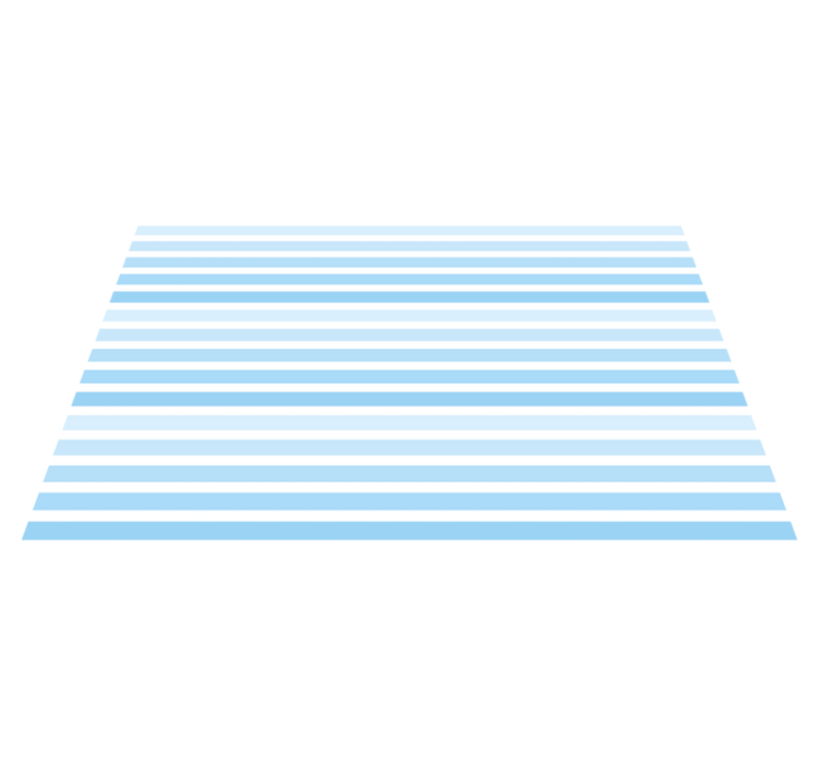 Horizontal blue rows kitchen floor tiles - TenStickers