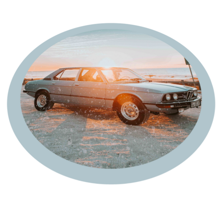 Classic Car Adventure other vinyl rug - TenStickers