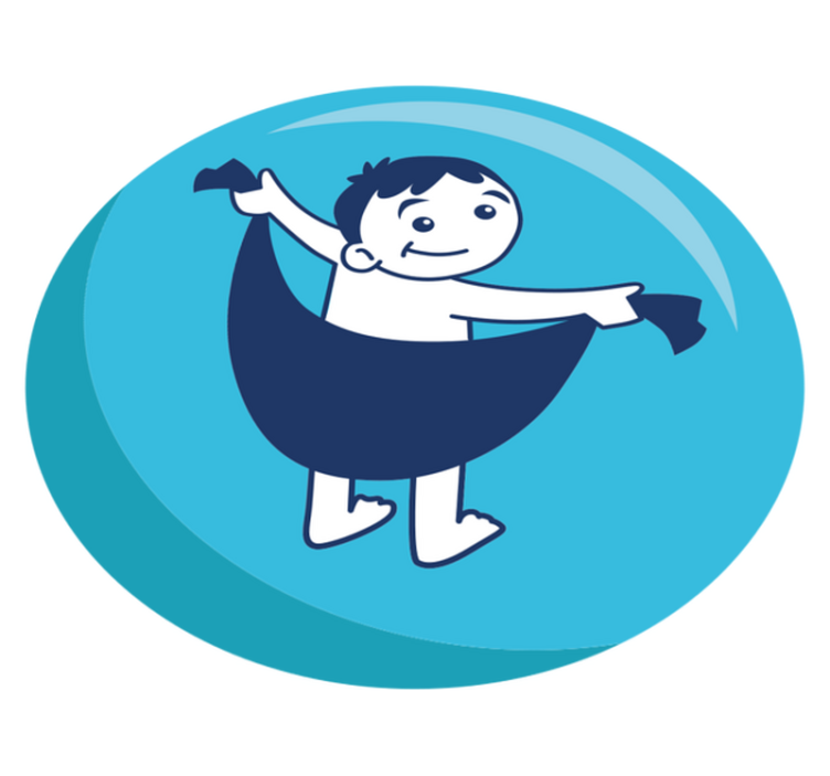 Joyful Child Play kids vinyl rug - TenStickers